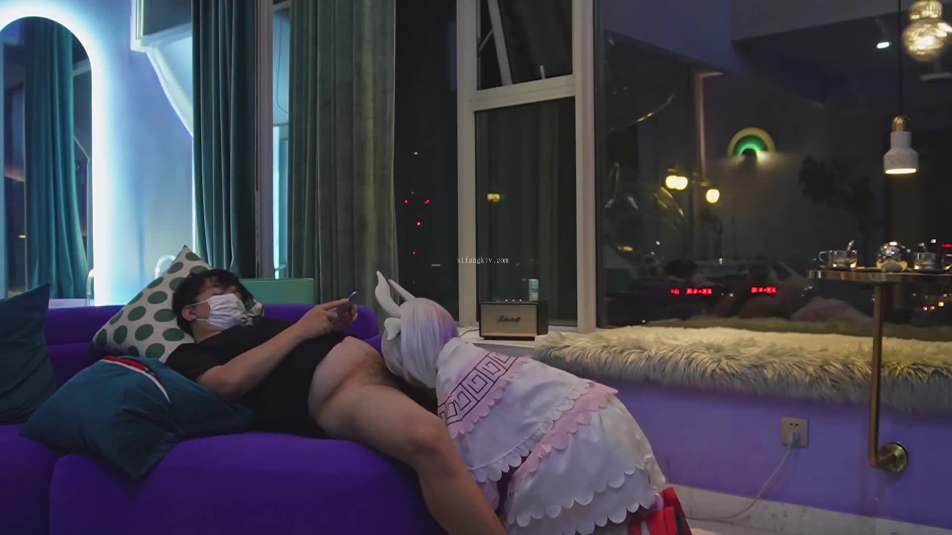 卡哇伊清纯萌妹调教反差cos美少女神奇的双马尾粉嫩无毛小嫩逼活力四射落地窗前爆操青春