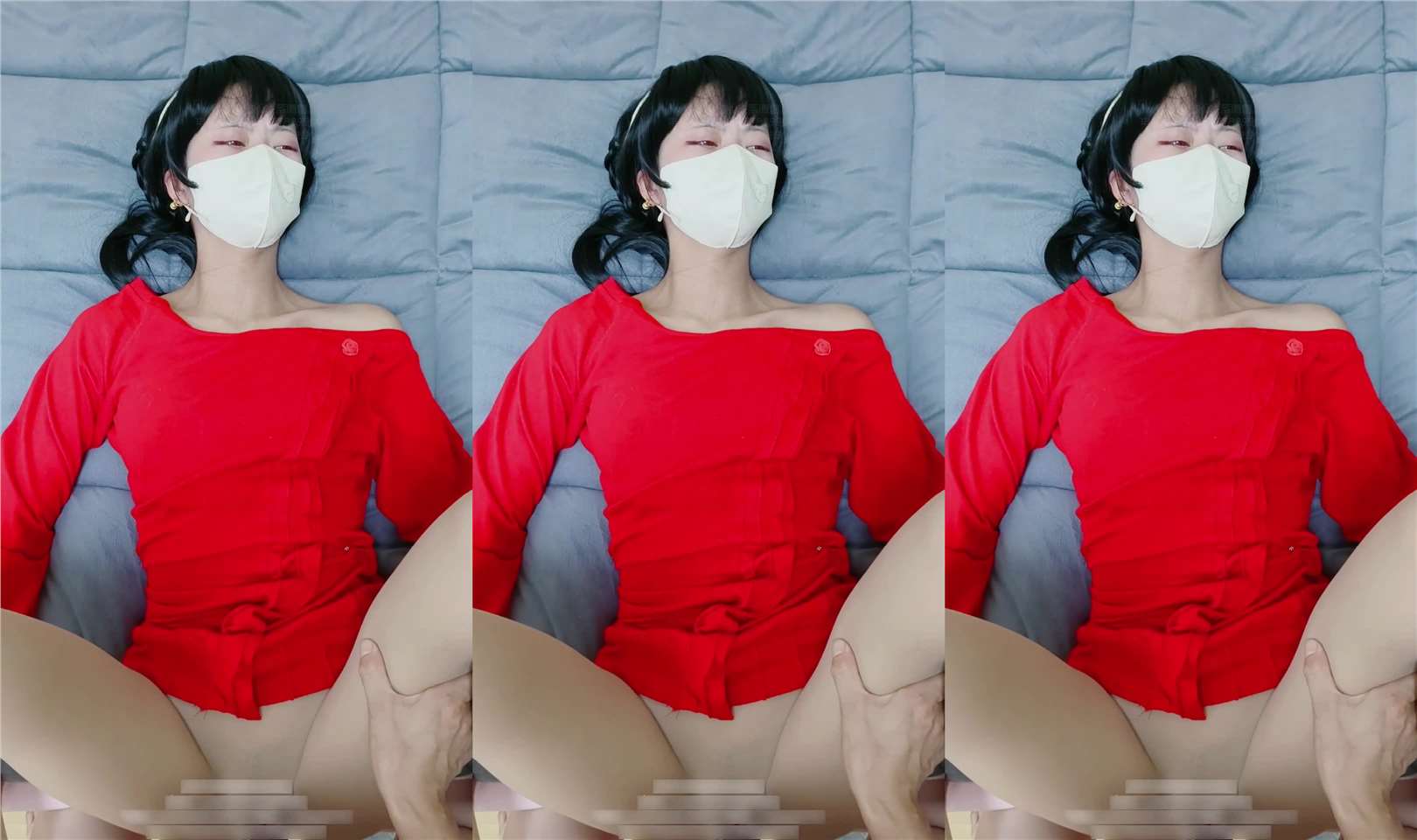 千娇百媚少女爱死女神这双大长腿了隔着丝袜操小穴紧致的摩擦感小骚货一会就受不了把女神开发