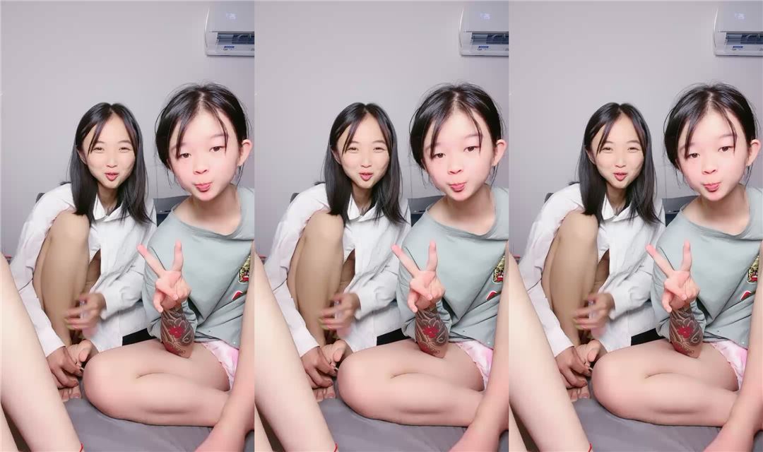 三个超嫩00后妹妹！幸福老哥一挑三！美乳嫩穴主动骑乘位，上下套弄好紧，一个个轮流上